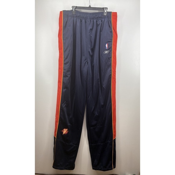 GOLDEN STATE WARRIORS Y2K NBA REEBOK TEAM ISSUE Vintage PANTS 3XL Tall RARE